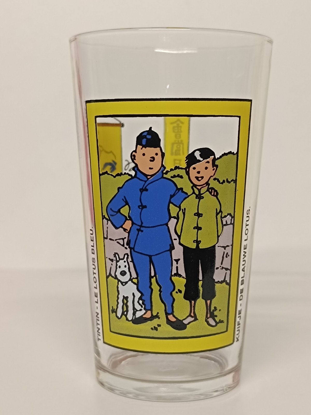 Tintin Kuifje Amora VMC Reims 1994 vintage glas, Ophalen of Verzenden, Kuifje