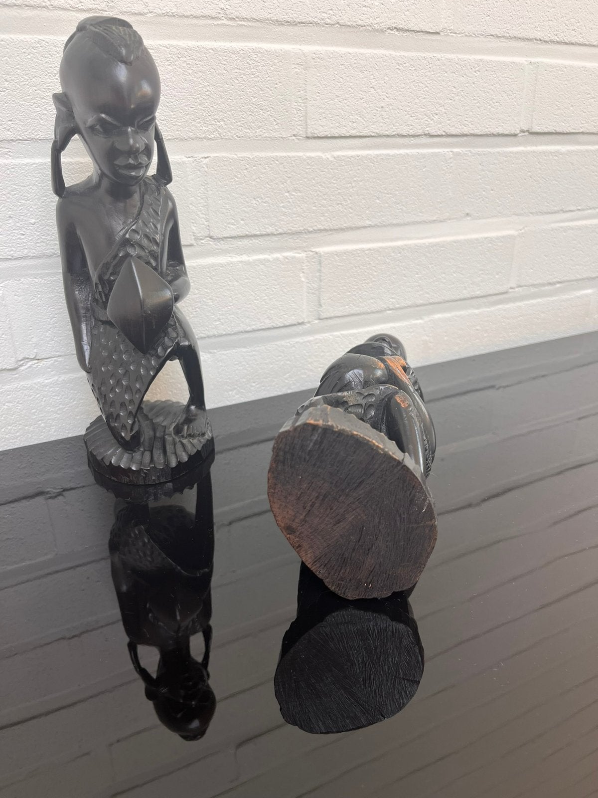 Set handgesneden Afrikaanse beeldjes uit Kenia, Ophalen, Houtsnijwerk, Handgemaakt, Hout