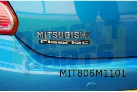 Mitsubishi SpaceStar/L200/Outlander achterklep embleem tekst, Auto-onderdelen, -, Verzenden, -, Nieuw