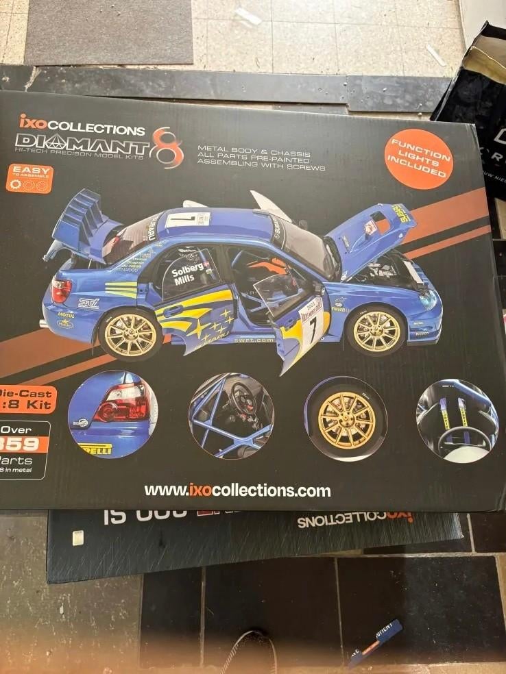 Subaru Impreza Model Subaru Impreza 1/8, Hobby en Vrije tijd, Modelbouw | Auto's en Voertuigen, Auto, Groter dan 1:32, Nieuw, Ophalen