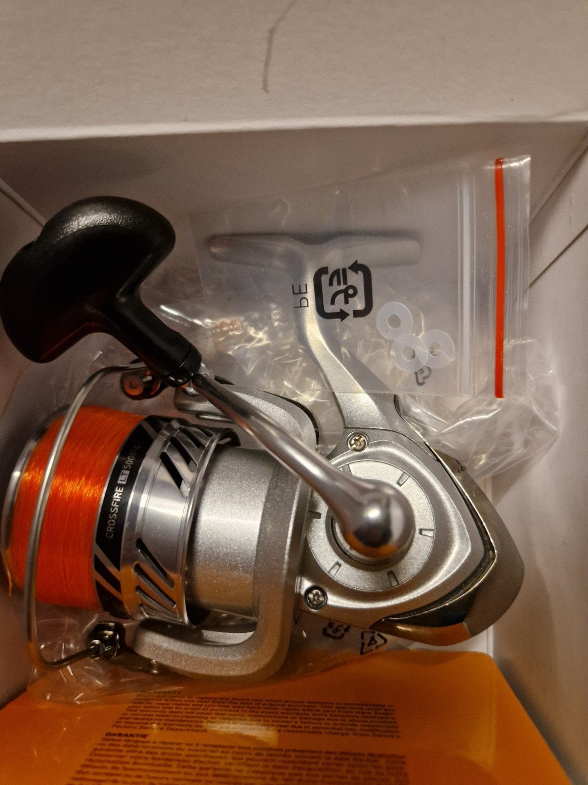 daiwa spinmolen met nieuwe lijn nieuw in doos, Sports nautiques & Bateaux, Enlèvement
