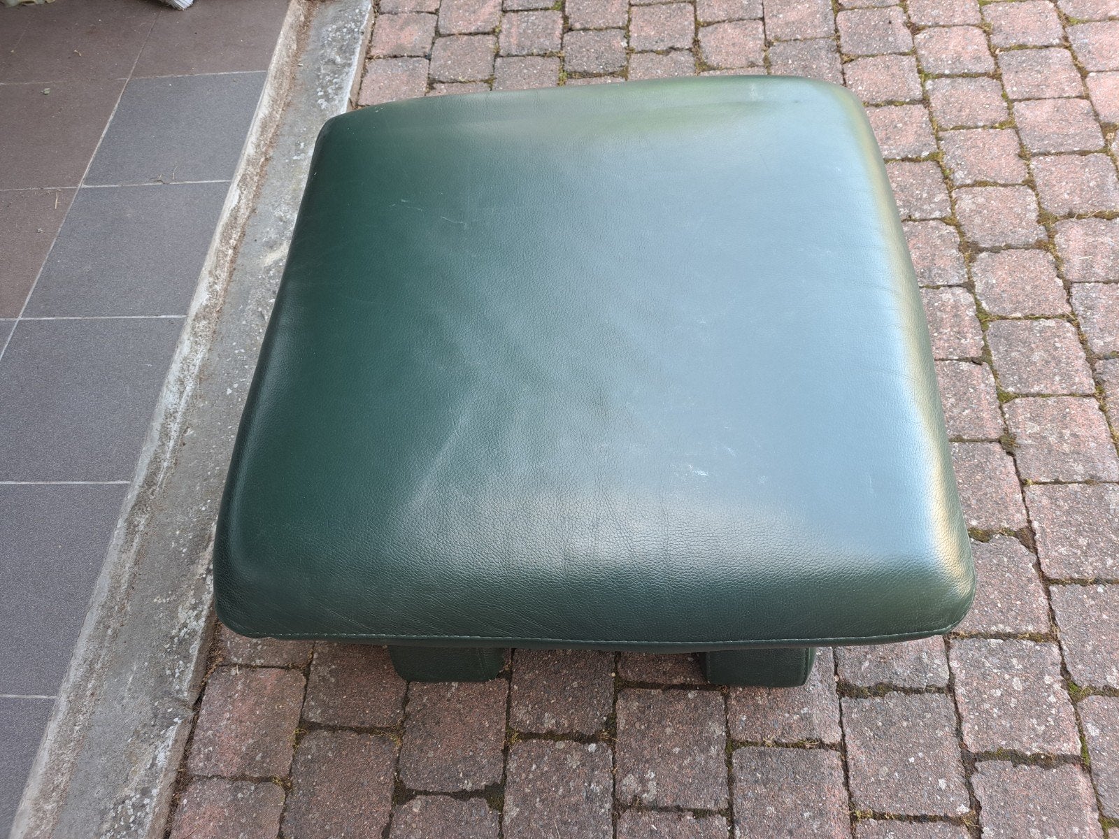 Zitpoef 50x50 . Donkergroen, Autos : Divers, Coffres de toit, Enlèvement