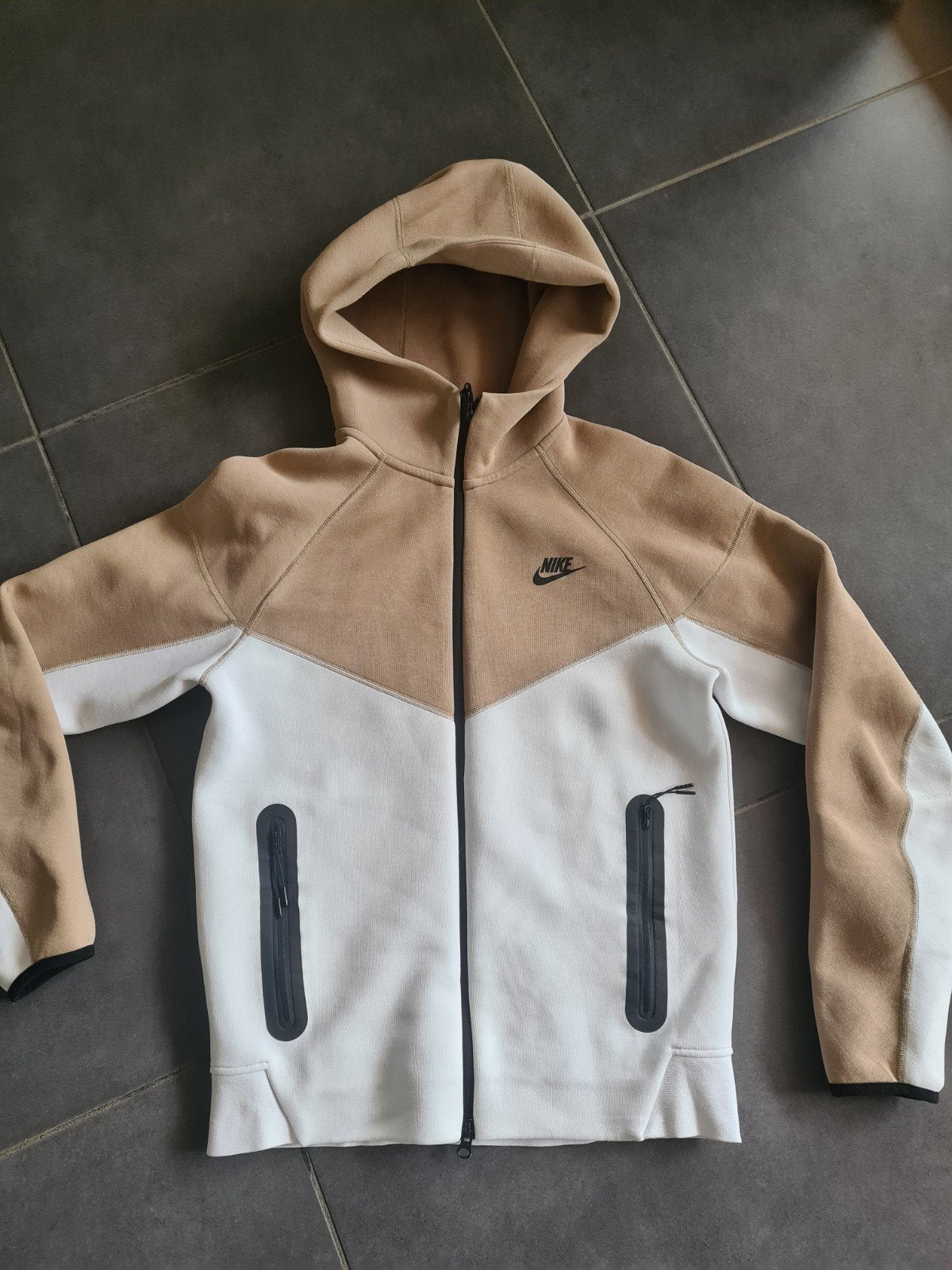 Nike original vest met rits maat S, Kleding | Heren, Wit, Nike, Ophalen of Verzenden, Zo goed als nieuw