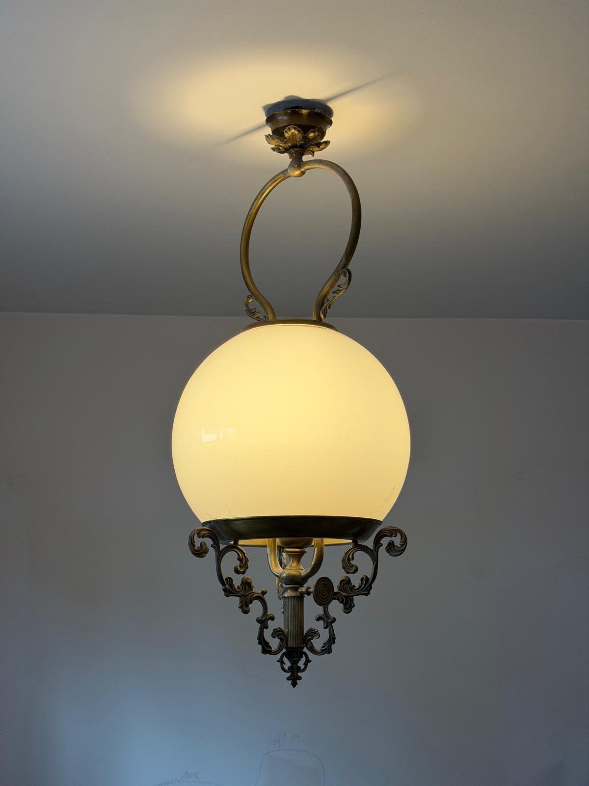 Klassieke vintage hanglamp, Ophalen, Zo goed als nieuw