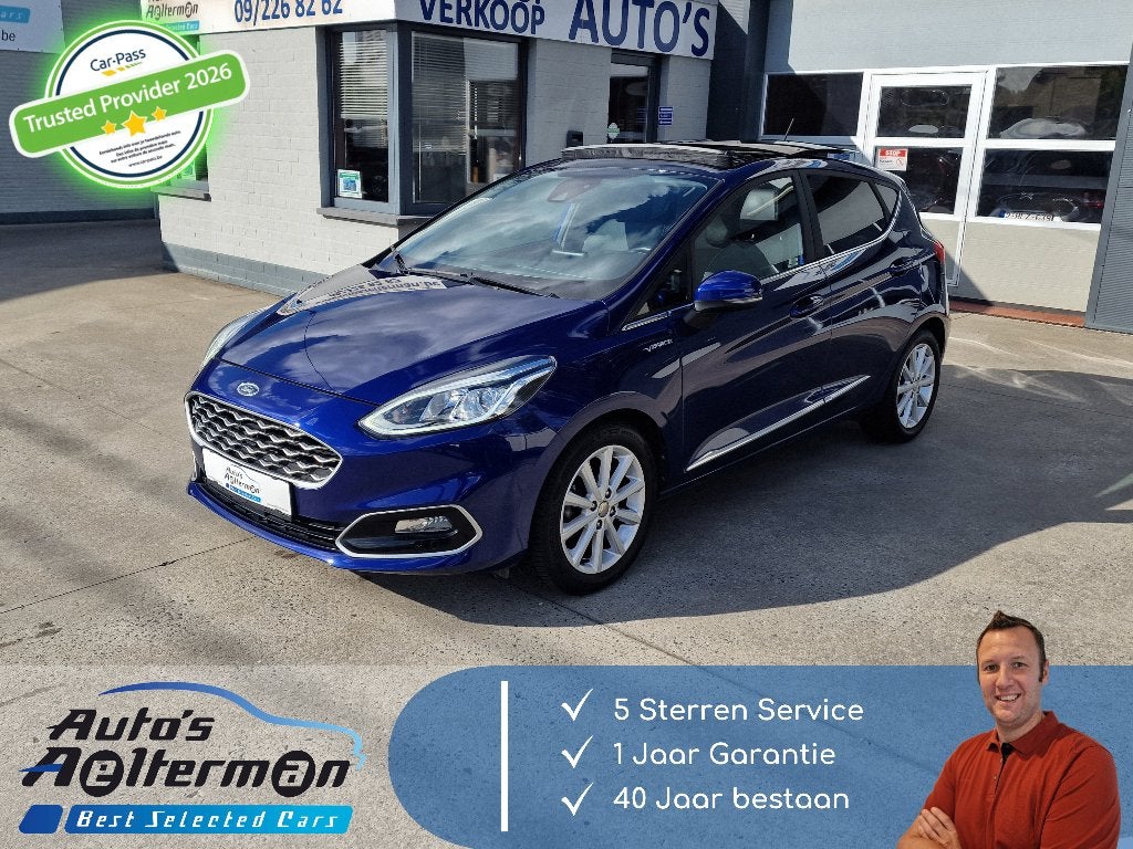 Ford Fiesta Vignale 1.0 EcoBoost * B&O * Pano opendak, Autos, Ford, Achat, Euro 6, Entreprise, 5 portes