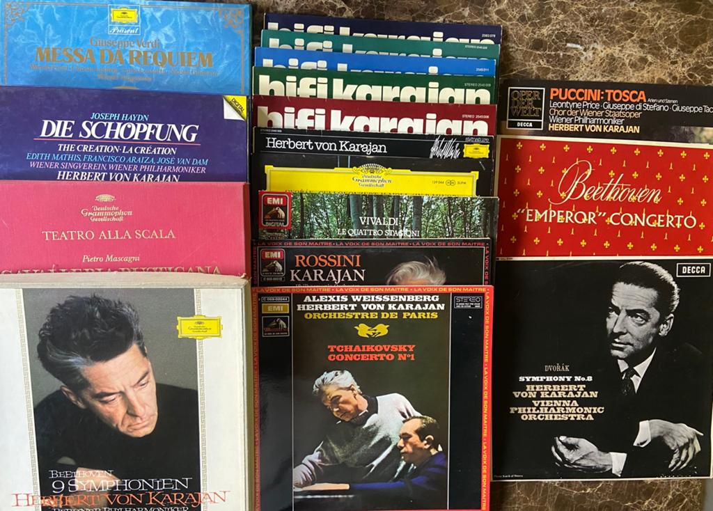 Von Karajan Lp’s en lp boxen, Cd's en Dvd's, Vinyl | Klassiek, Ophalen of Verzenden, Zo goed als nieuw
