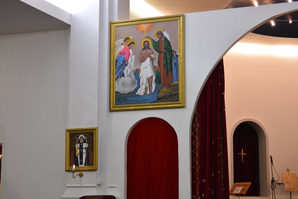 Baptême de jésus peinture, par joky kamo Voir description, Enlèvement