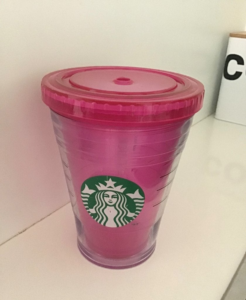 Mug Starbucks rose, Ophalen, Kunststof, Gebruikt, Mok