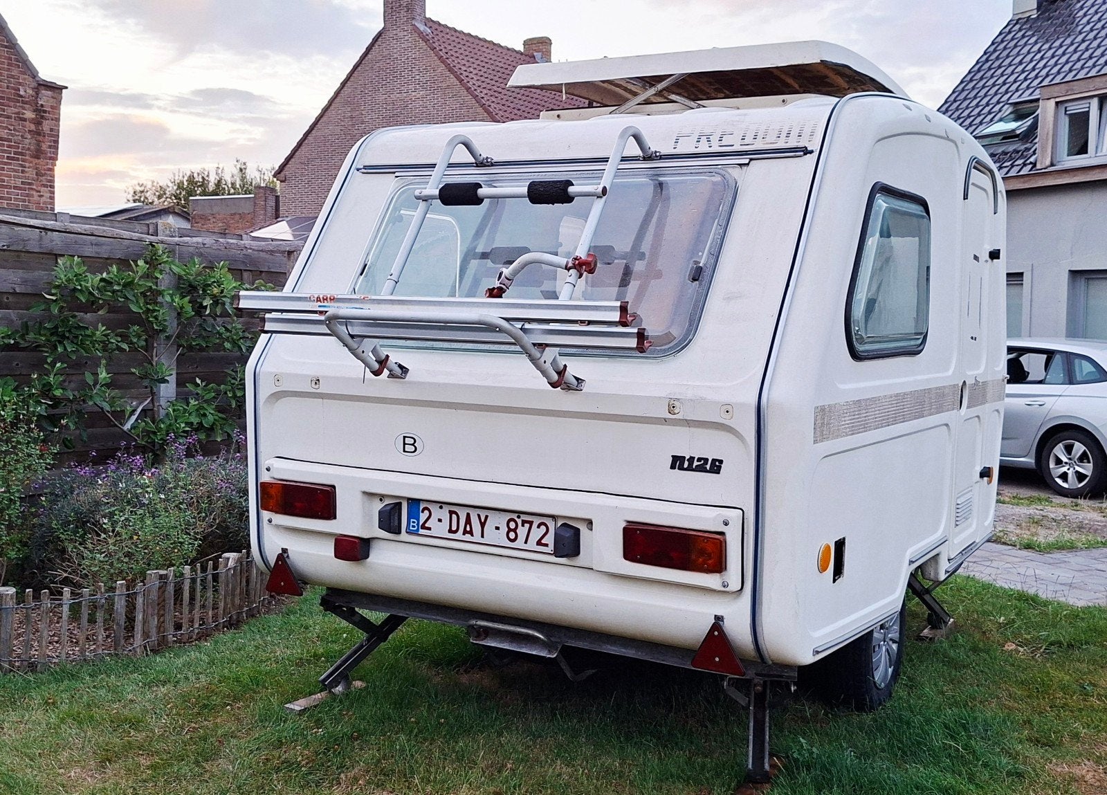Porte-vélos Fiamma Carrybike 2 vélos, caravane camper, Enlèvement, 2 vélos, Utilisé