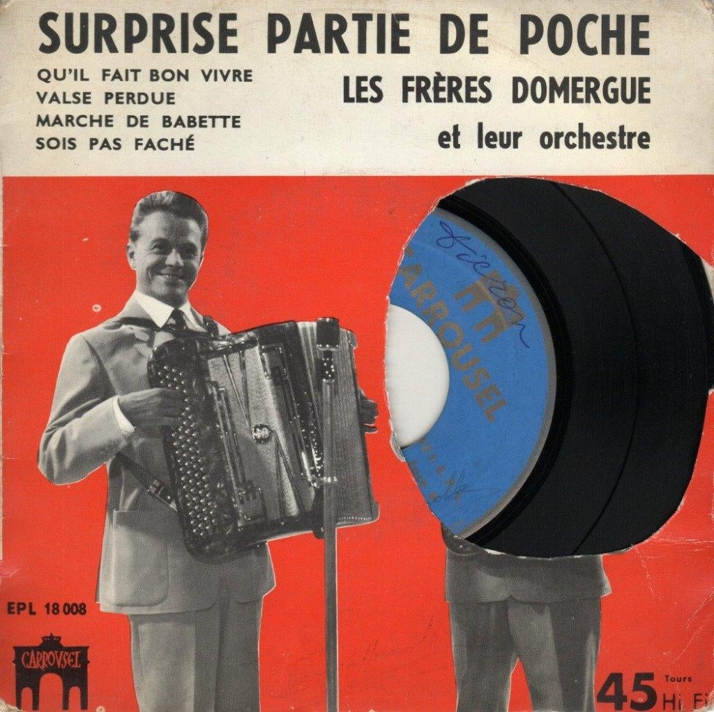 Les Frères Domergue: Qu'il fait bon vivre/Valse perdue 45T, Cd's en Dvd's, Vinyl | Klassiek, Gebruikt, Ophalen of Verzenden