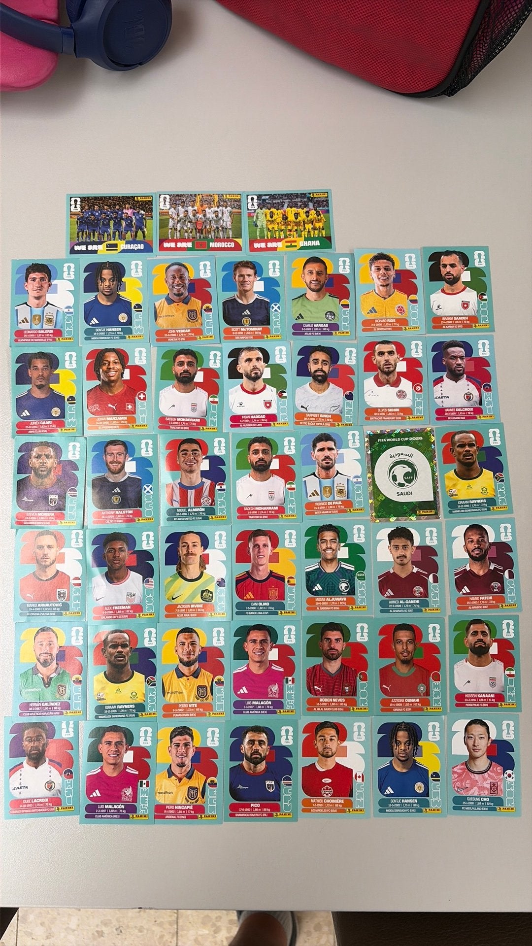 Panini stickers, Verzamelen, Ophalen