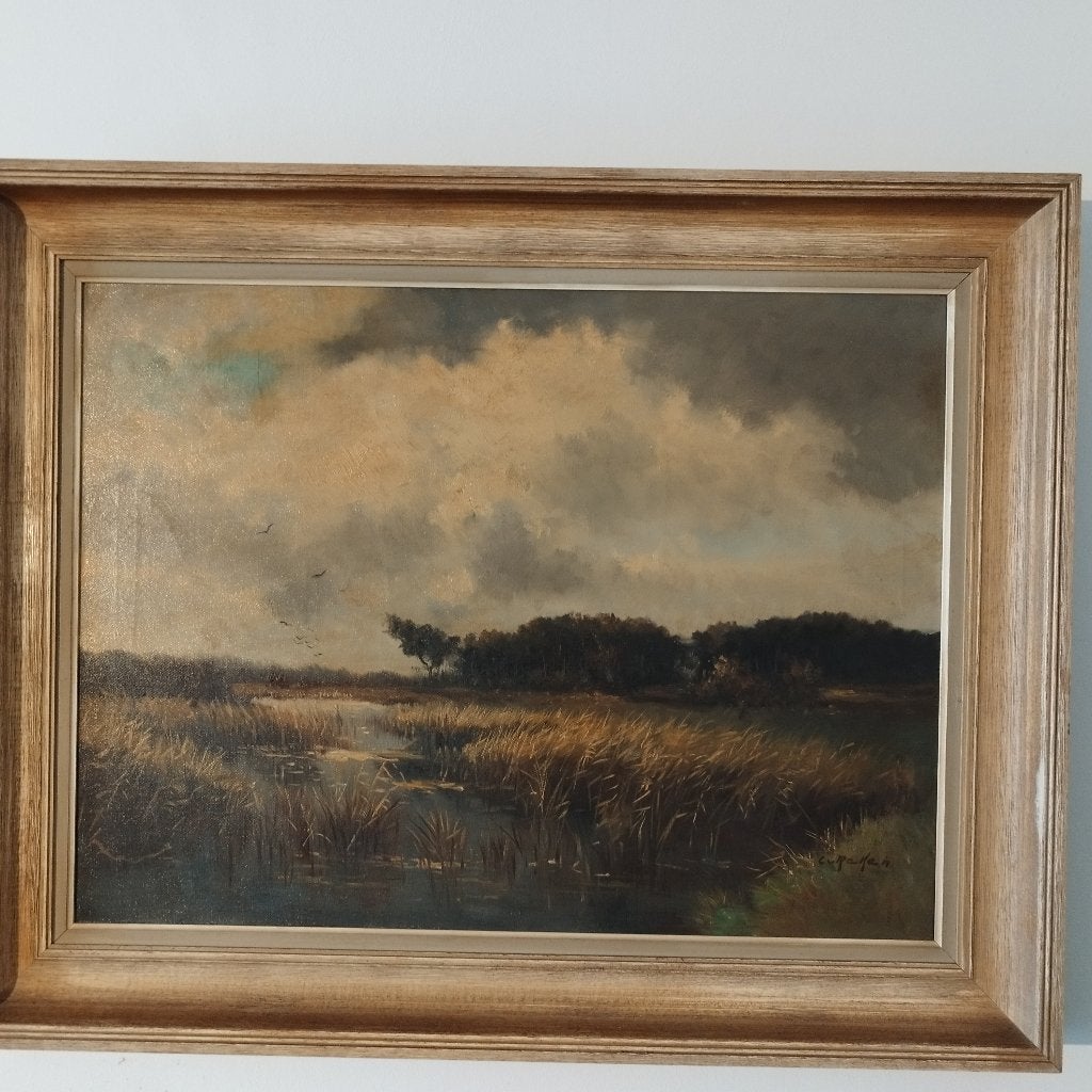 Peinture à l'huile sur toile, Enlèvement ou Envoi, Peinture à l'huile, Panneau, Paysage