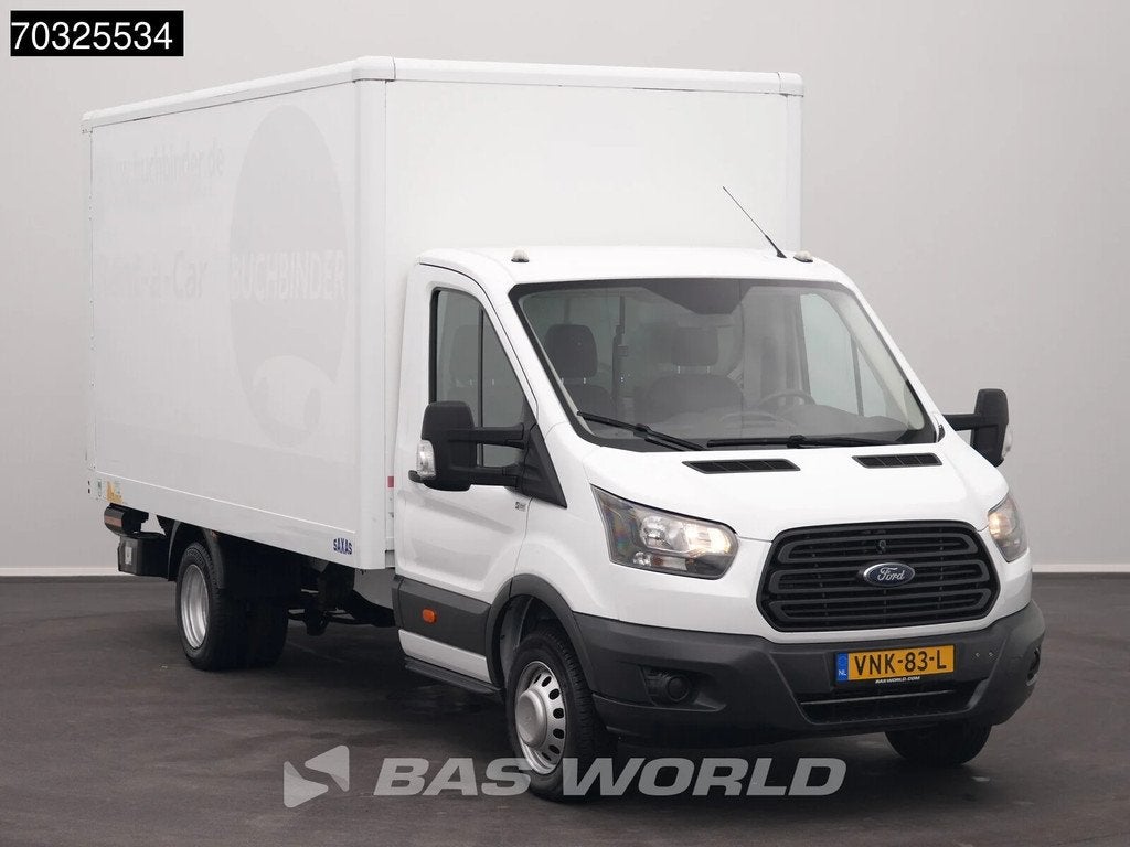 Ford Transit 130pk Laadklep Dubbellucht Bakwagen Airco Euro6, Auto's, Stof, Euro 6, 4 cilinders, 2000 kg