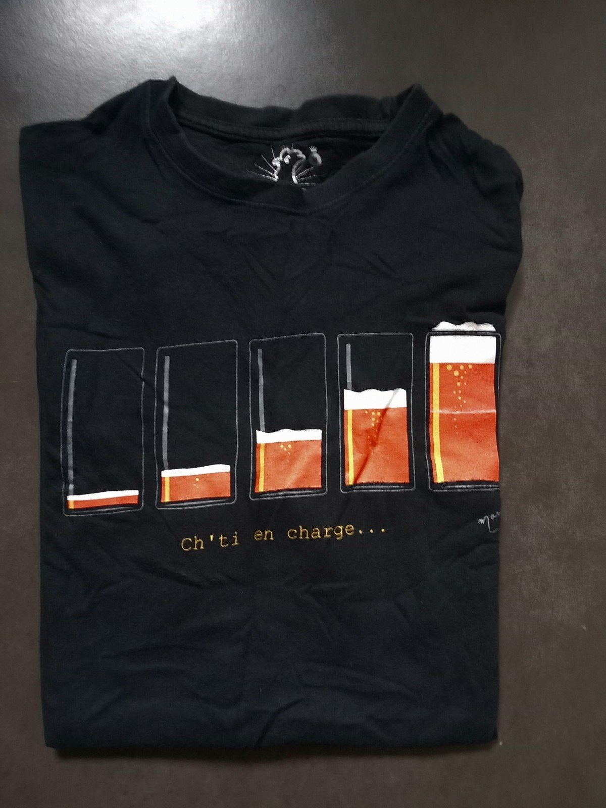 T-shirt imprimé - Gallodrome - M -> 2€, Comme neuf, Enlèvement, Gallodrome, Taille 48/50 (M)