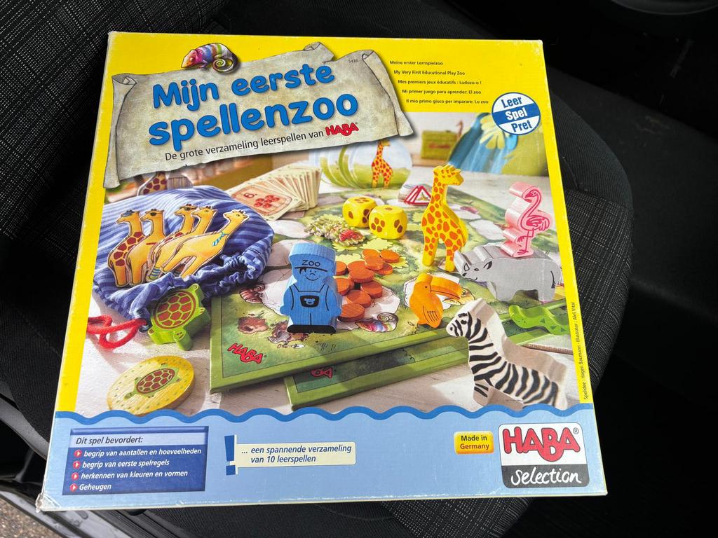 Haba Selection - Spel - Mijn eerste spellenzoo (Nederlands), Hobby en Vrije tijd, Ophalen of Verzenden, Gebruikt