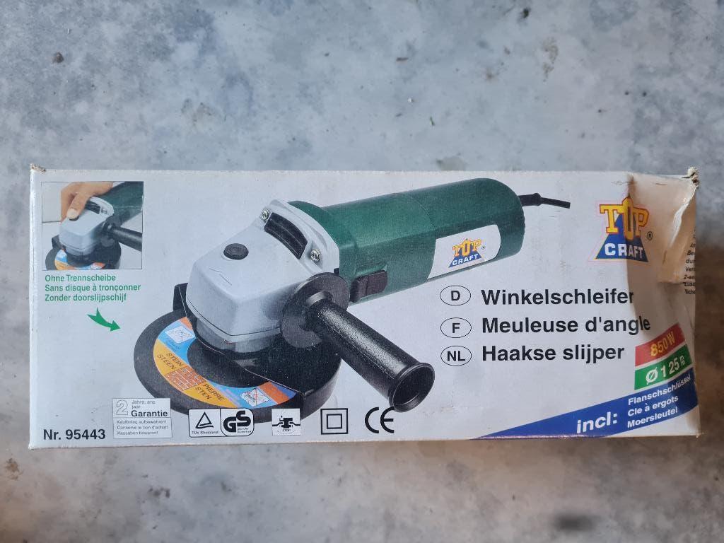 haakse slijper - slijptol, Doe-het-zelf en Bouw, Ophalen, Nieuw, 700 tot 1000 watt, Haakse handslijpmachine