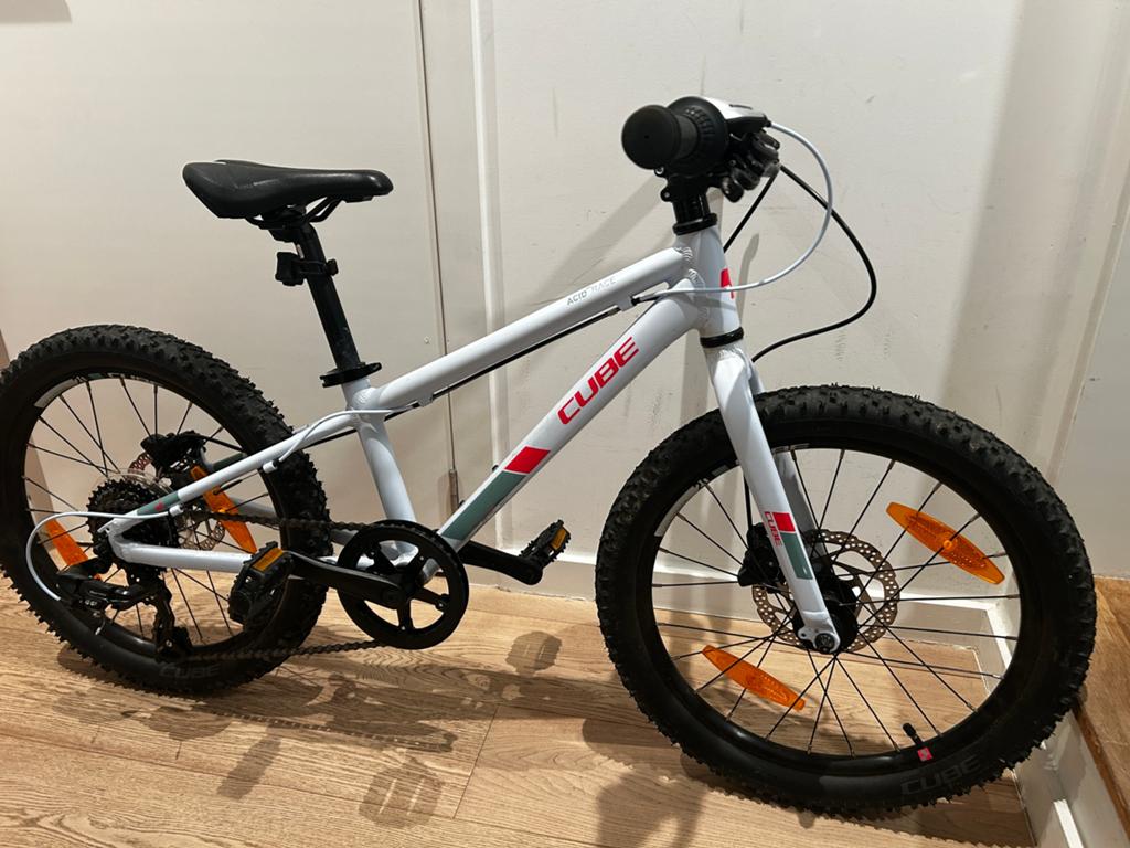 Cube vélo enfants 20’, Vélos & Vélomoteurs, Aluminium, Enlèvement, Utilisé, Frein à disque