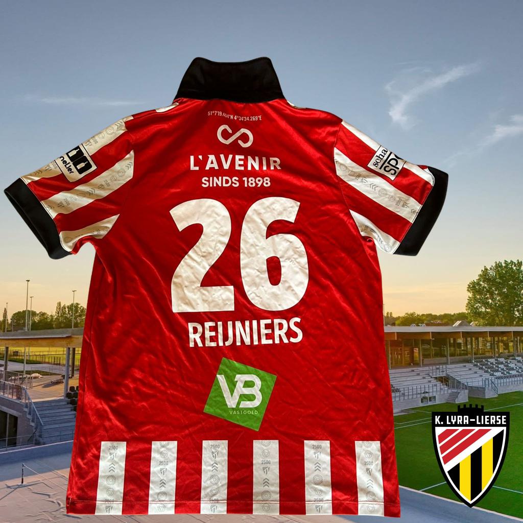 Matchworn shirt | K. Lyra-Lierse | Bent Reijniers, Sport en Fitness, Voetbal, Gebruikt, Shirt, Service@jako.com, Maat M
