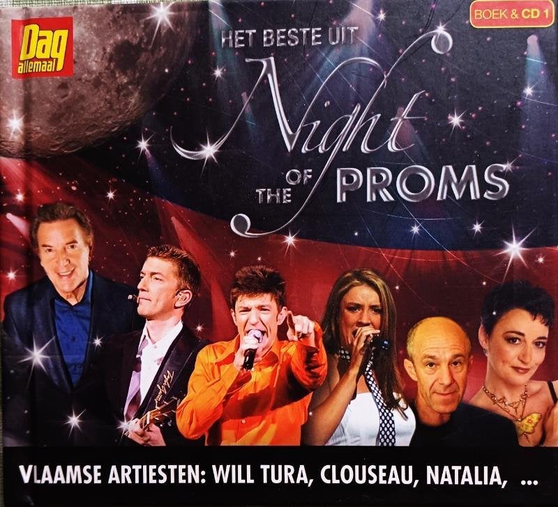 cd -NIGHT OF THE PROMS  VLAAMSE ARTIESTEN CLOUSEAU WILL TURA, Enlèvement ou Envoi, Comme neuf