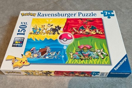 Pokemon puzzel, Ophalen, Minder dan 500 stukjes, Zo goed als nieuw, Legpuzzel