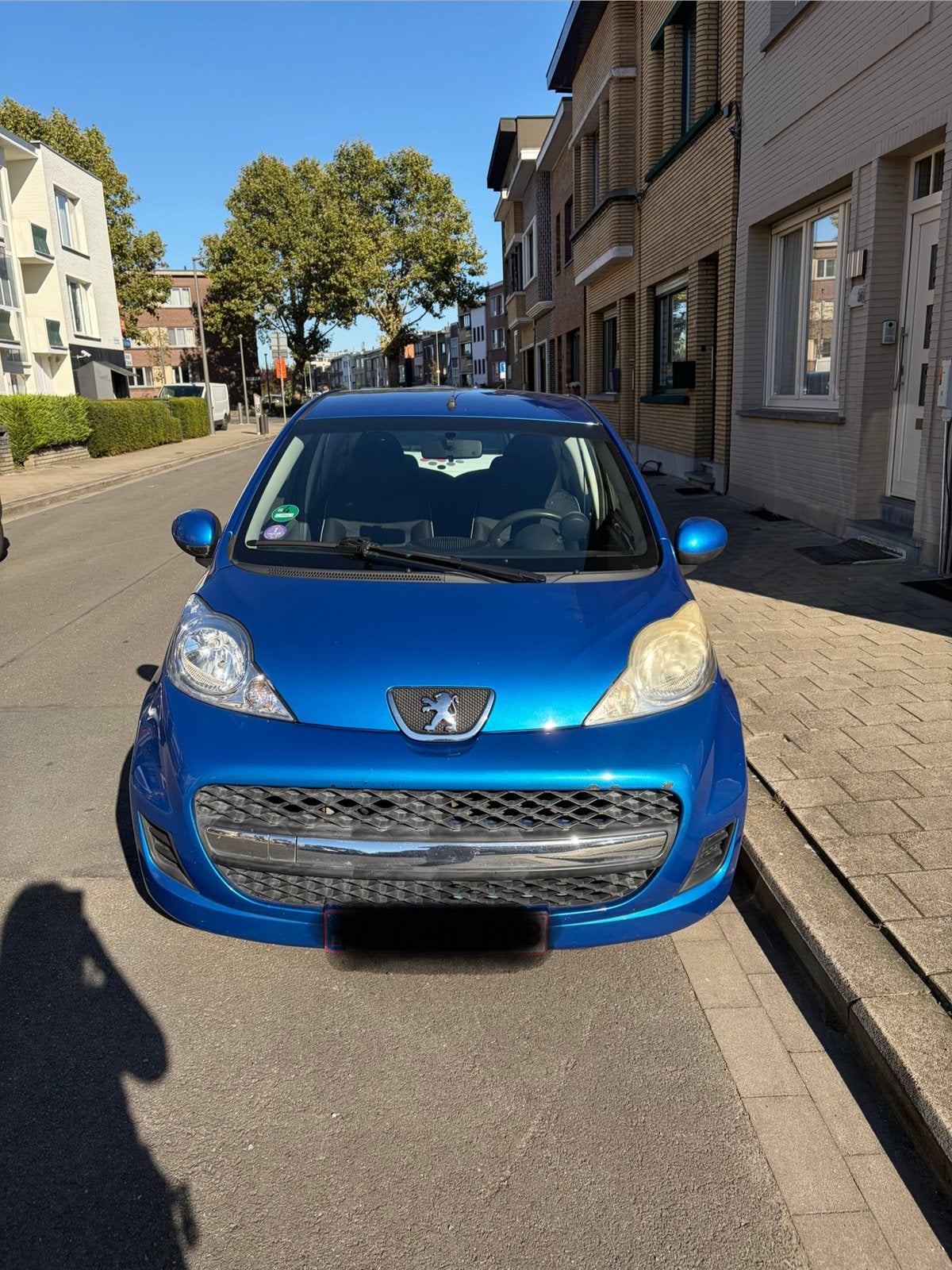 Peugeot 107, Auto's, Automaat, Euro 5, Stof, Blauw