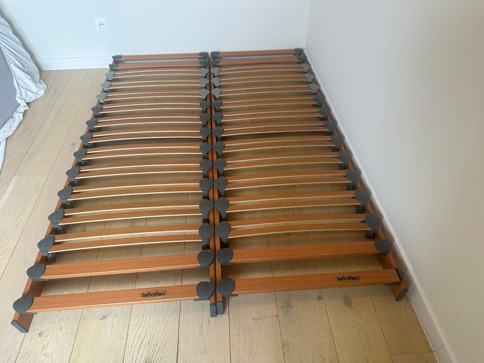 2 Lattoflex 140x200 lattenbodems (2*70x200), Maison & Meubles, Chambre à coucher | Matelas & Sommiers, Enlèvement, Sommier, 200 cm