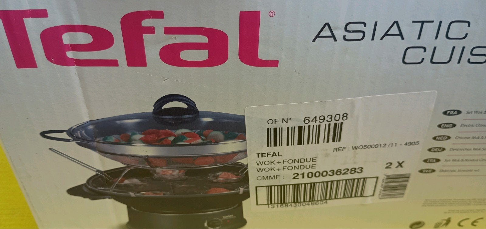 Tefal, cuisine asiatique, Electroménager, Enlèvement, Comme neuf, 4 à 7 personnes