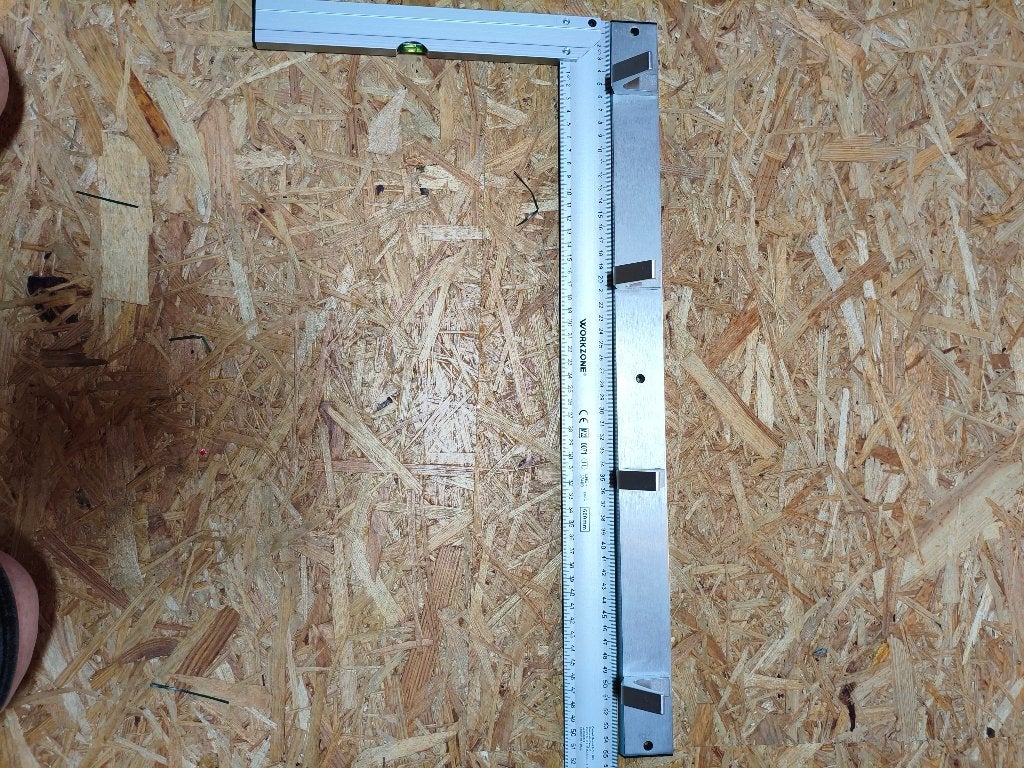 Aluminium Wandkapstok (ZGAN) - 4 Haken, Ophalen, Zo goed als nieuw, Metaal, Wandkapstok