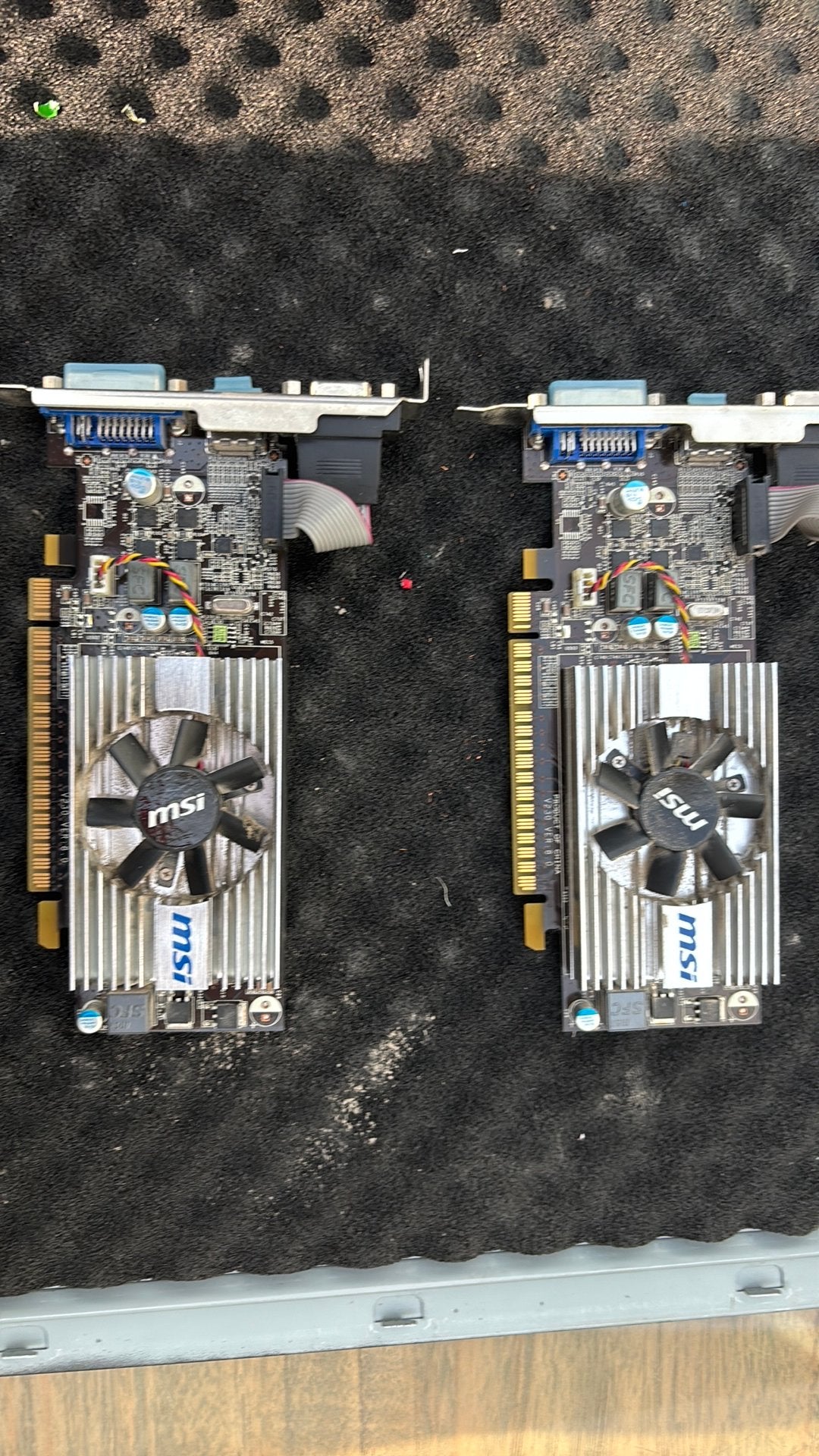 2x MSI GeForce GT 430 1GB DDR3 Low Profile videokaarten, Computers en Software, Videokaarten, Ophalen, Gebruikt, HDMI, PCI