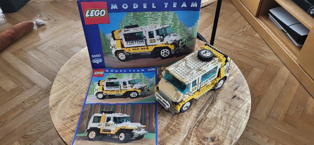 Lego Custom Rally Van 5550, Kinderen en Baby's, Speelgoed | Duplo en Lego, Ophalen, Gebruikt, Complete set, Lego