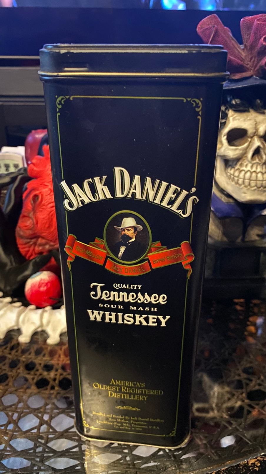 Boîte en métal de collection Jack Daniel's, Enlèvement, Utilisé