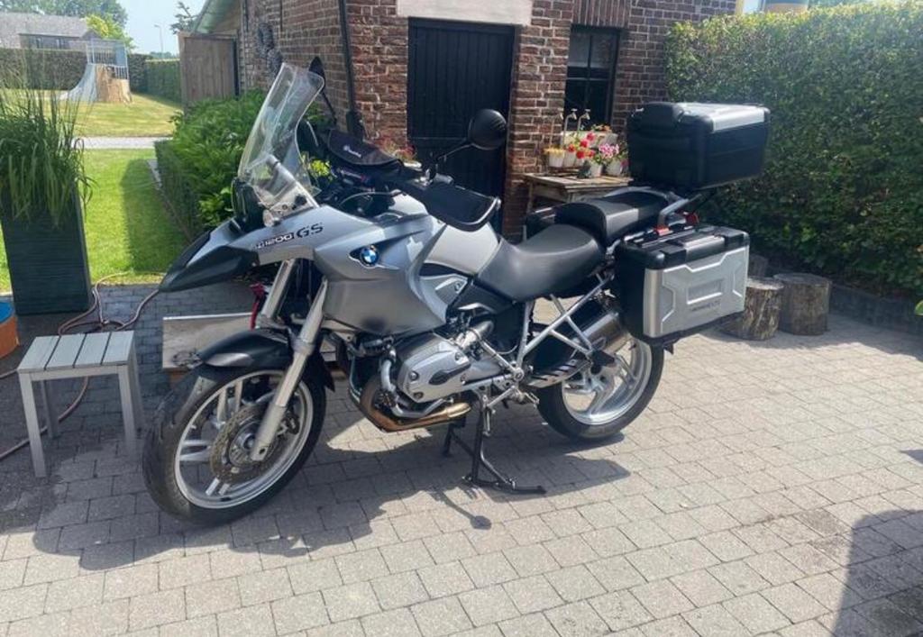 BMW toermotor 1200 GS met zijkoffers en topkoffer, Gebruikt, Particulier, Meer dan 35 kW, Toermotor