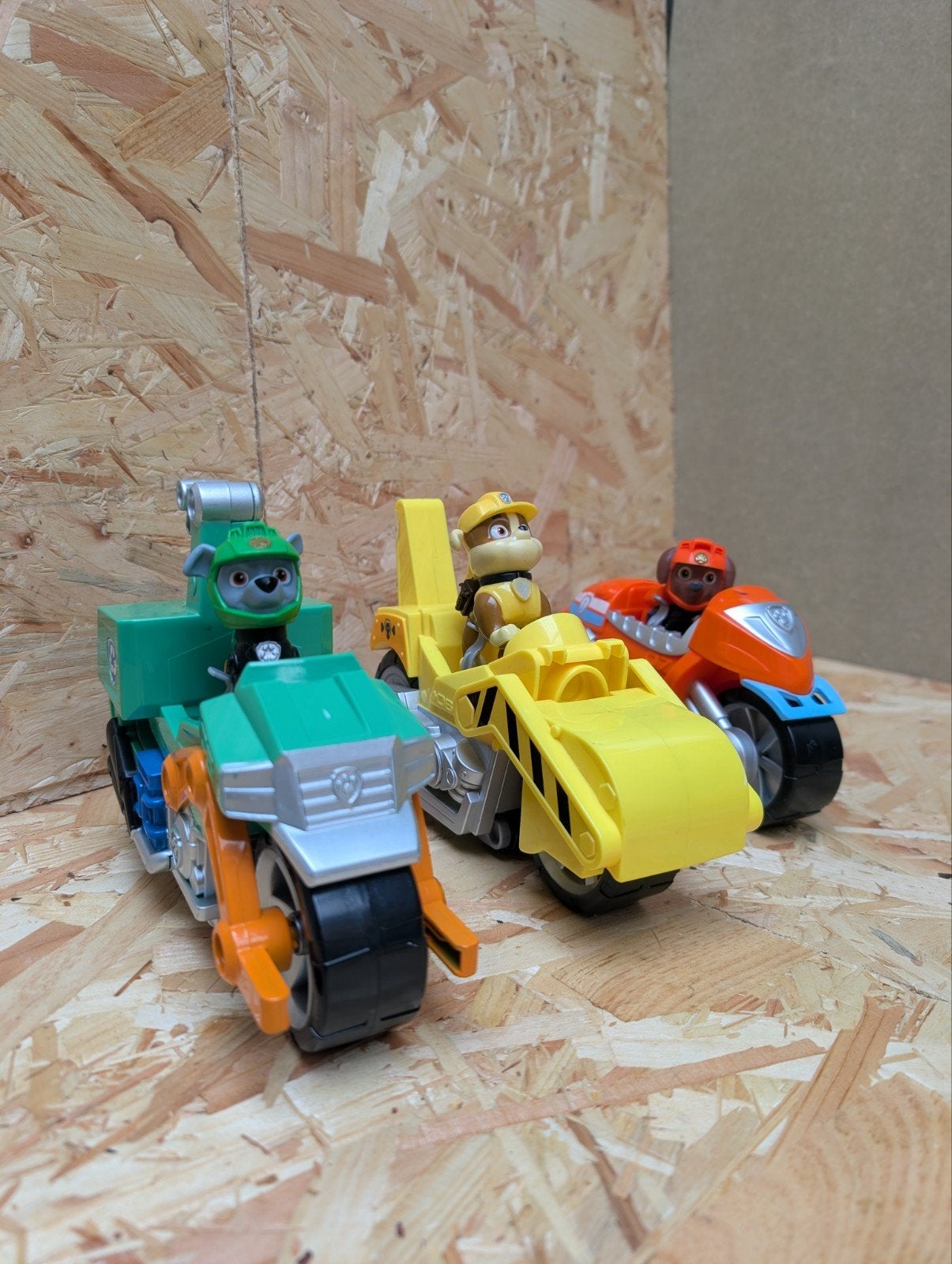 PAW Patrol Moto Pups Set - Rocky, Rubble & Zuma, Kinderen en Baby's, Ophalen of Verzenden, Gebruikt