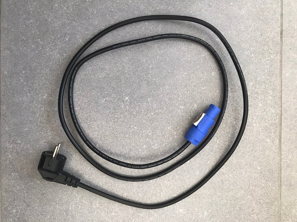 Powercon Neutrik - Schuko Kabel    µe, Muziek en Instrumenten, Ophalen of Verzenden, Apparatuur