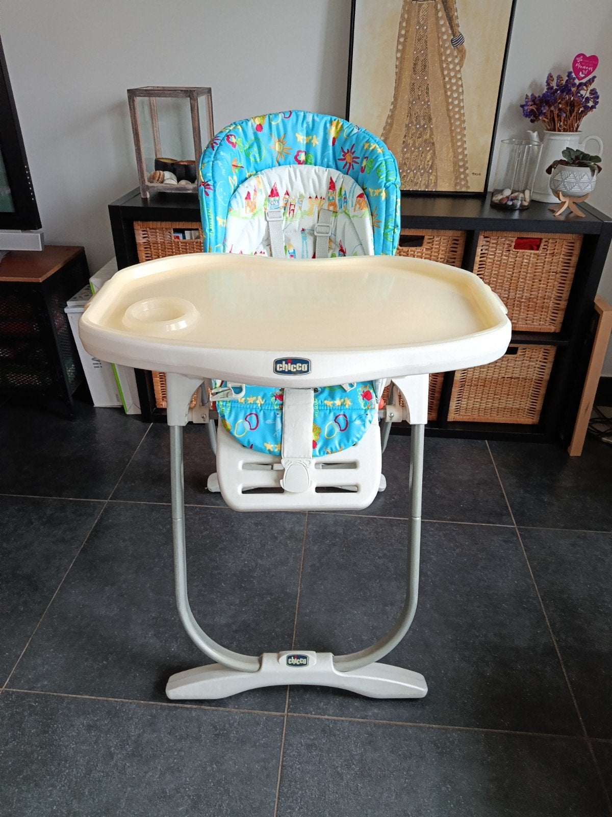 Chaise bébé évolutive - Chicco polly magic relax, Ophalen, Gebruikt, Meegroeistoel, Aanschuifbaar