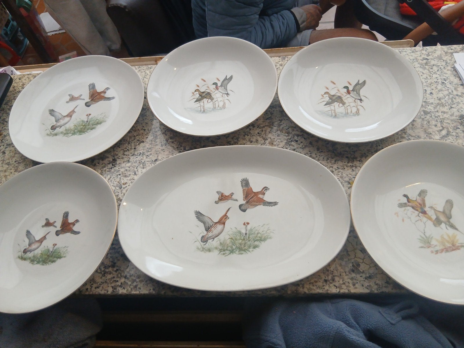 assiette porcelaine, Enlèvement
