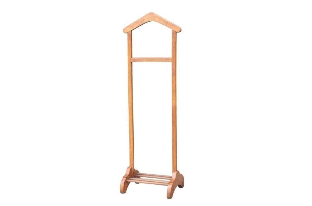 Porte-vêtements de dressboy vintage en bois des années 1960, Enlèvement