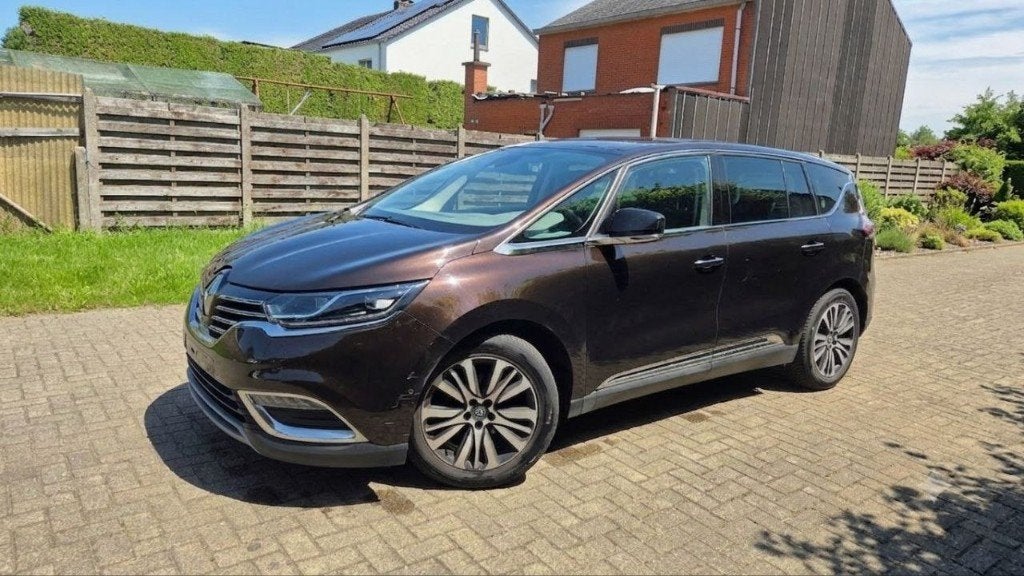 Renault Espace 1.6 dci van 2017, automaat, Autos, Renault, Euro 6, Entreprise, Noir, 5 portes