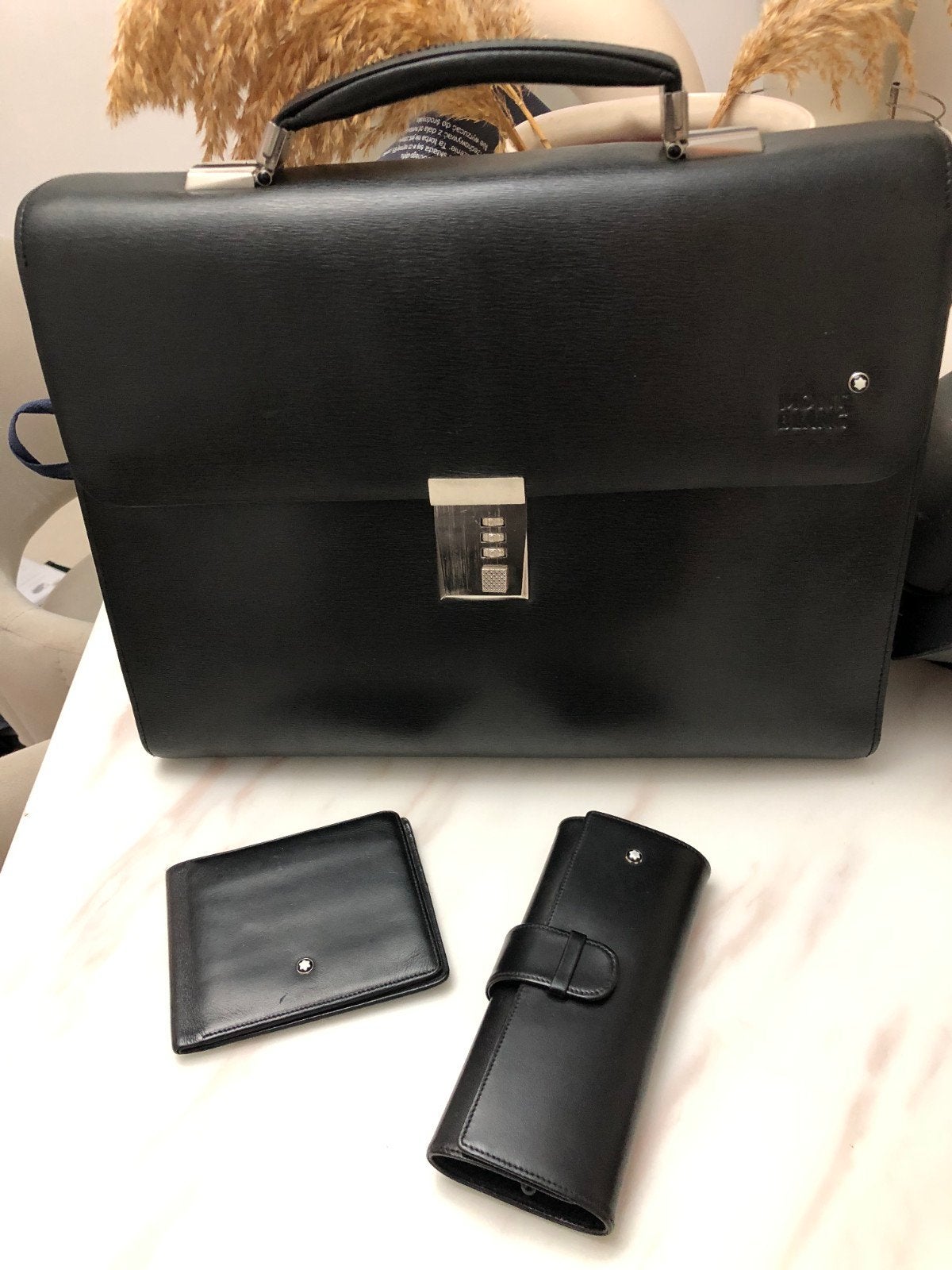 cartable porte monnaie montblanc original, Bijoux, Sacs & Beauté, Enlèvement ou Envoi