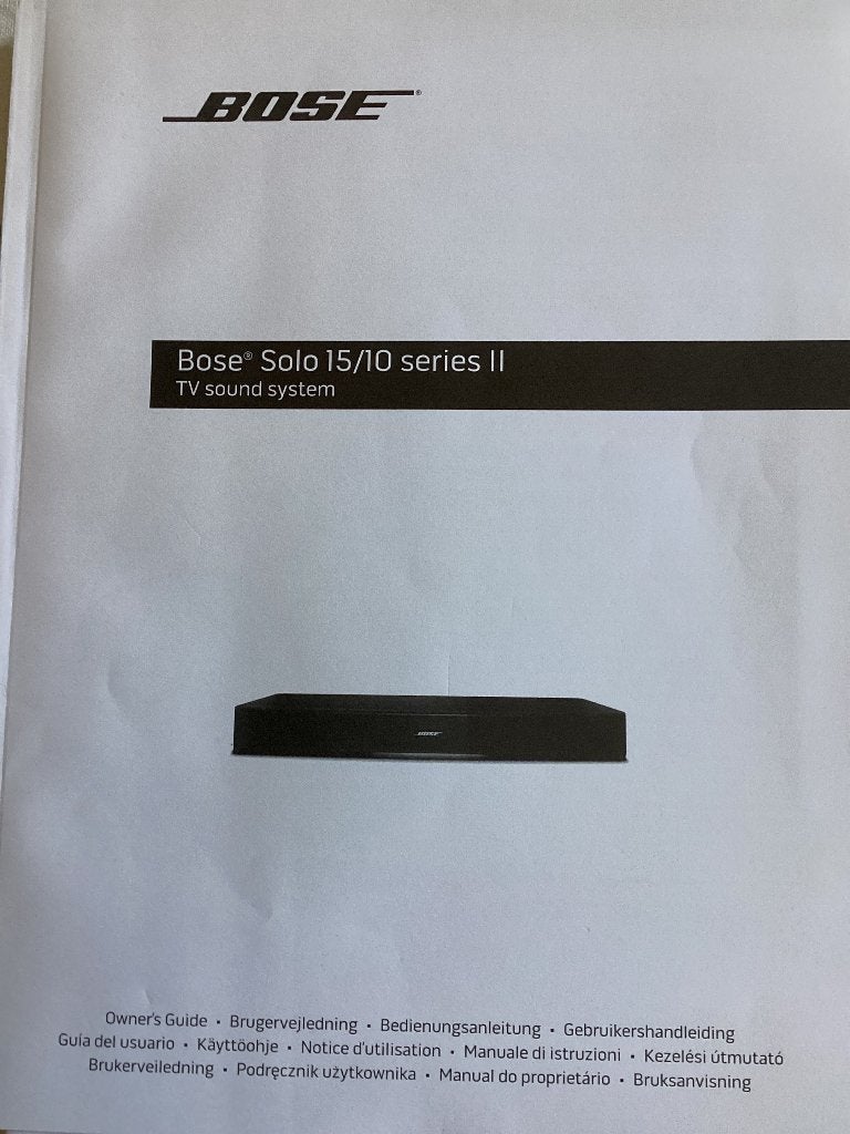 Bose solo 15/10 série II, Enlèvement, Bluetooth, Comme neuf