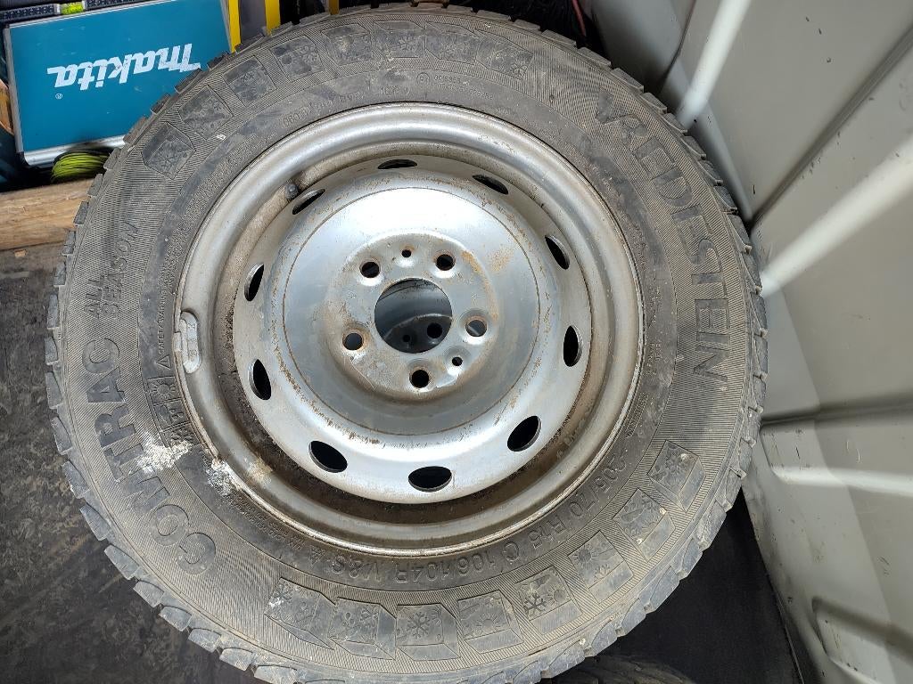 4 Roues complètes 15" Entraxe 5x118, Neuf, 15 pouces, 4 Saisons, Véhicule utilitaire