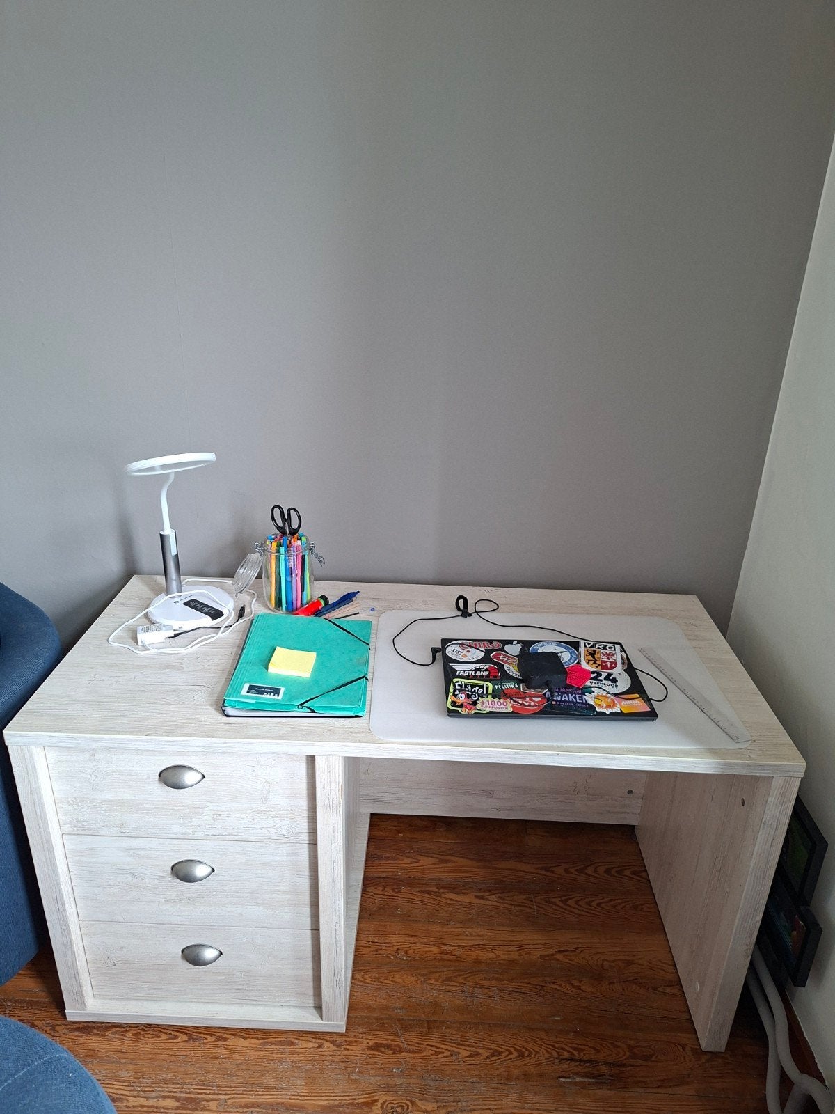 bureau + bureaustoel, Ophalen