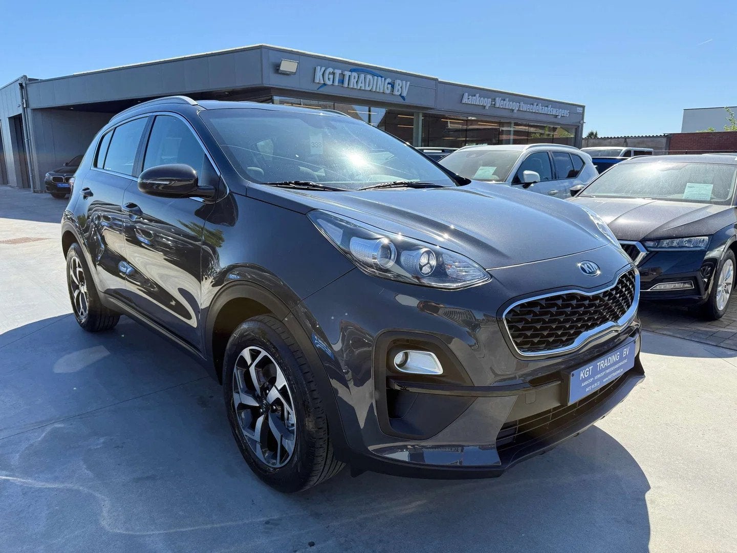 Kia Sportage 1.6i 132PK NAVIGATIE CAMERA CARPLAY LED BLUETOO, Autos, Argent ou Gris, Euro 6, Entreprise, Boîte manuelle
