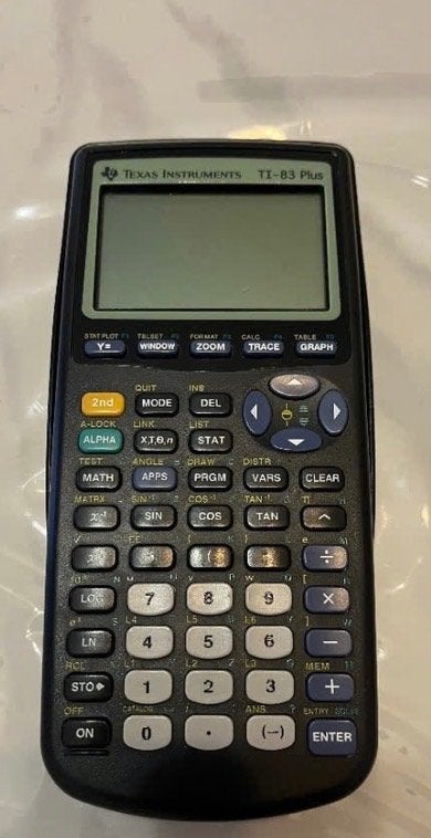 Texas Instruments Ti-83 Plus, Diversen, Ophalen of Verzenden, Grafische rekenmachine, Gebruikt