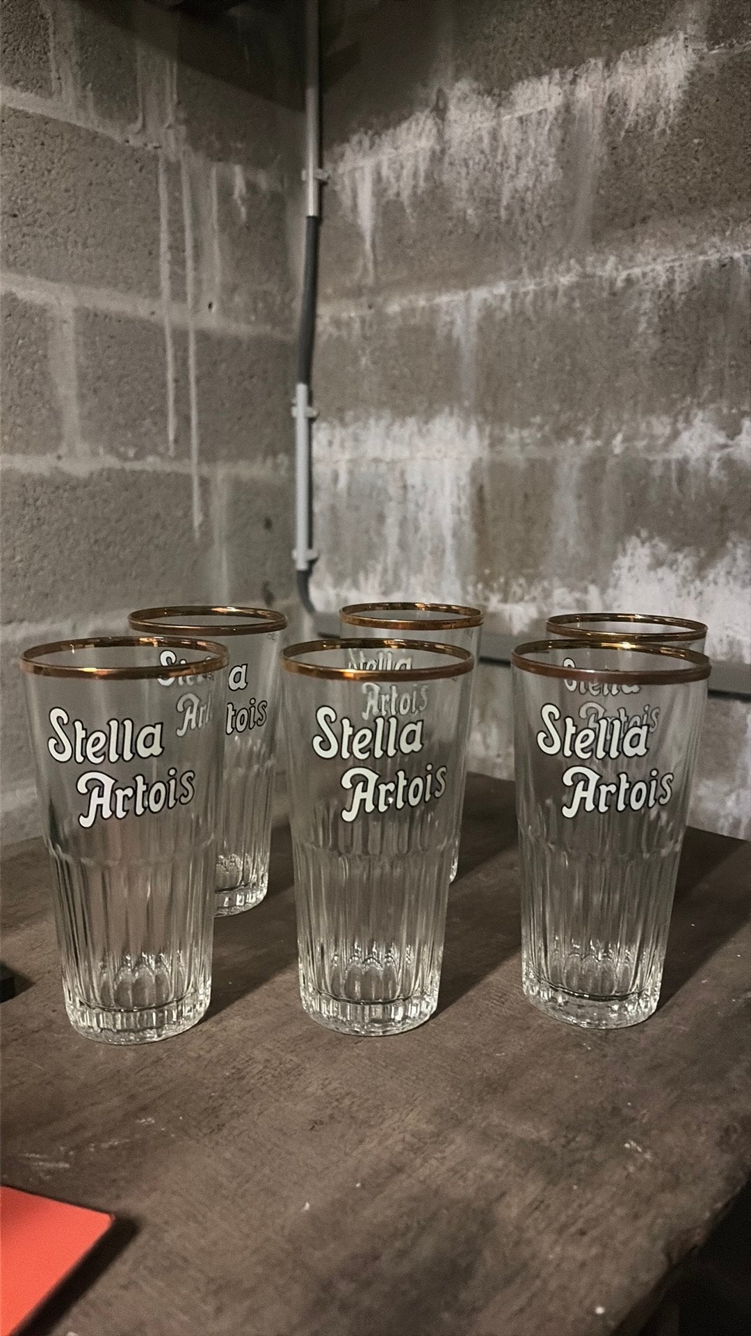 Verres Stella 33cl, Enlèvement, Comme neuf