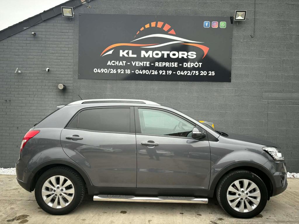 SsanYong Korando 2.2d 80 000Km Carpass 2017 Euro 6b, Autos, SsangYong, Argent ou Gris, Achat, Entreprise, Boîte manuelle