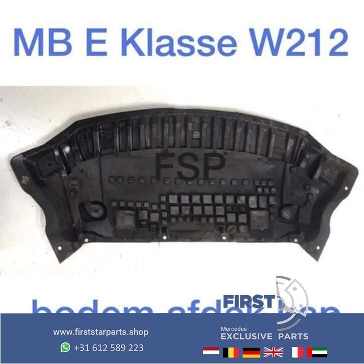 W212 motor onderplaat Mercedes E Klasse 2009-2016 W204 W212, Auto-onderdelen, Gebruikt, -, Ophalen of Verzenden, -