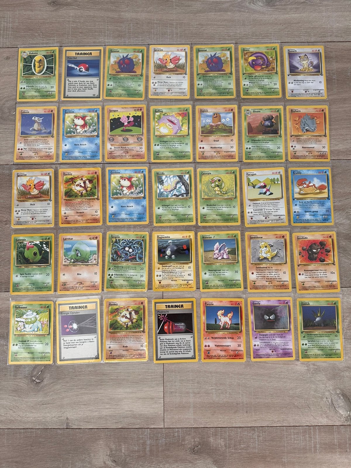 Pokémon TCG - Lot vintage (35 cartes), Enlèvement ou Envoi, Comme neuf, Plusieurs cartes