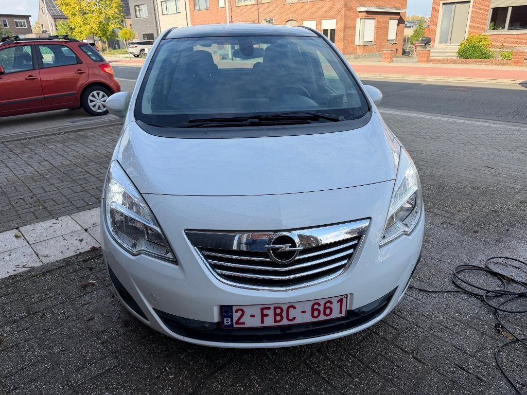 Opel Meriva A Cosmo 1.7 CDTi automatic, Auto's, Euro 5, Monovolume, Leder en Stof, Wit