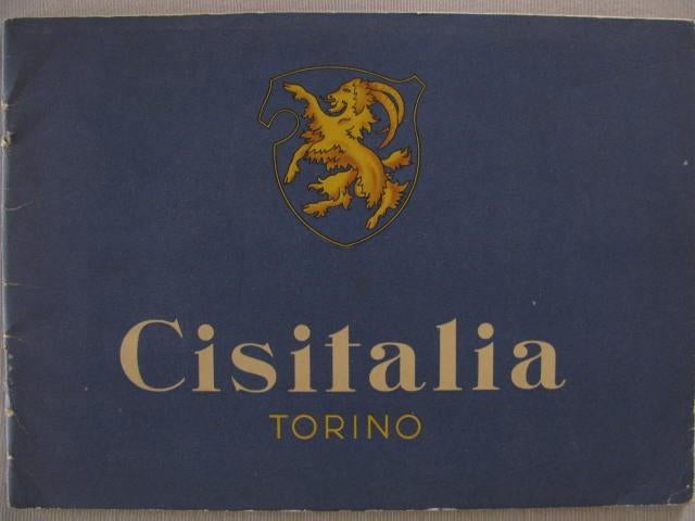 Cisitalia sales brochure 1947., Enlèvement ou Envoi, Utilisé